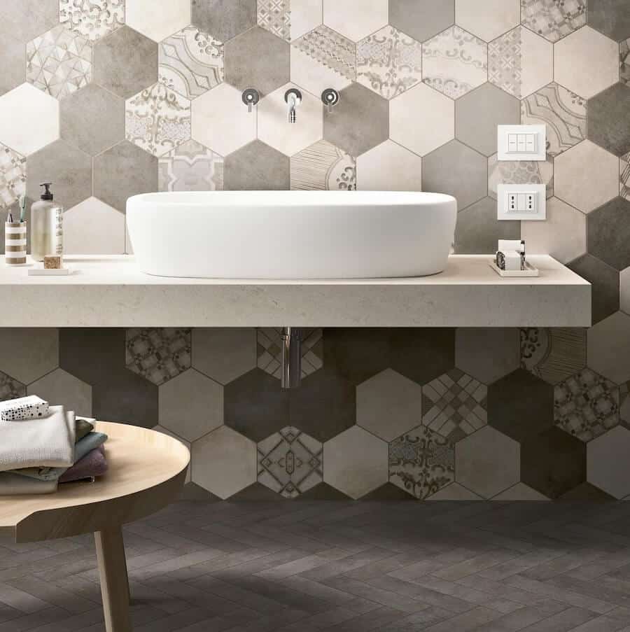 Marazzi Clays hexagon wandtegels